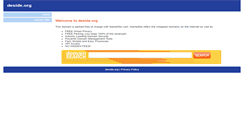 Desktop Screenshot of deside.org